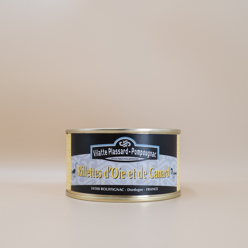 Rillettes d’oie et de canard 100 gr