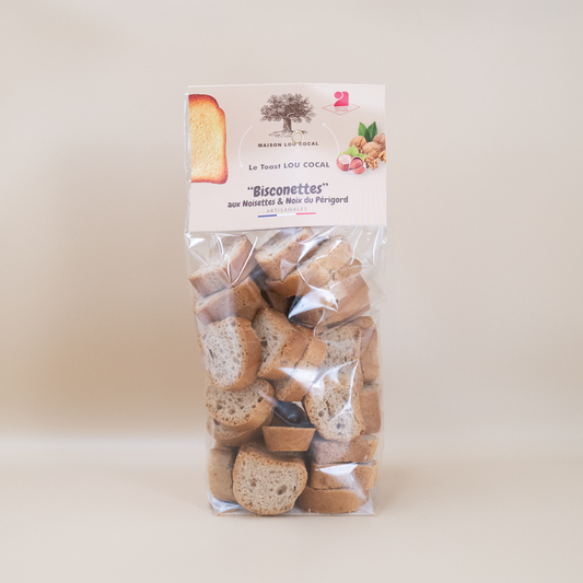 Mini biscottes "Noix & Noisettes" 150 g