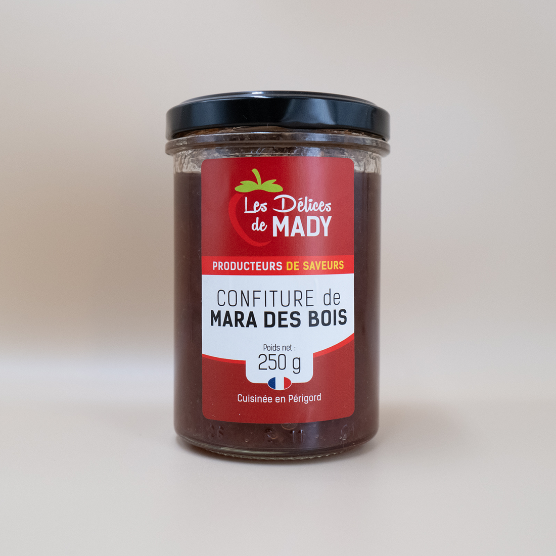 Confiture de Mara des Bois 250 g