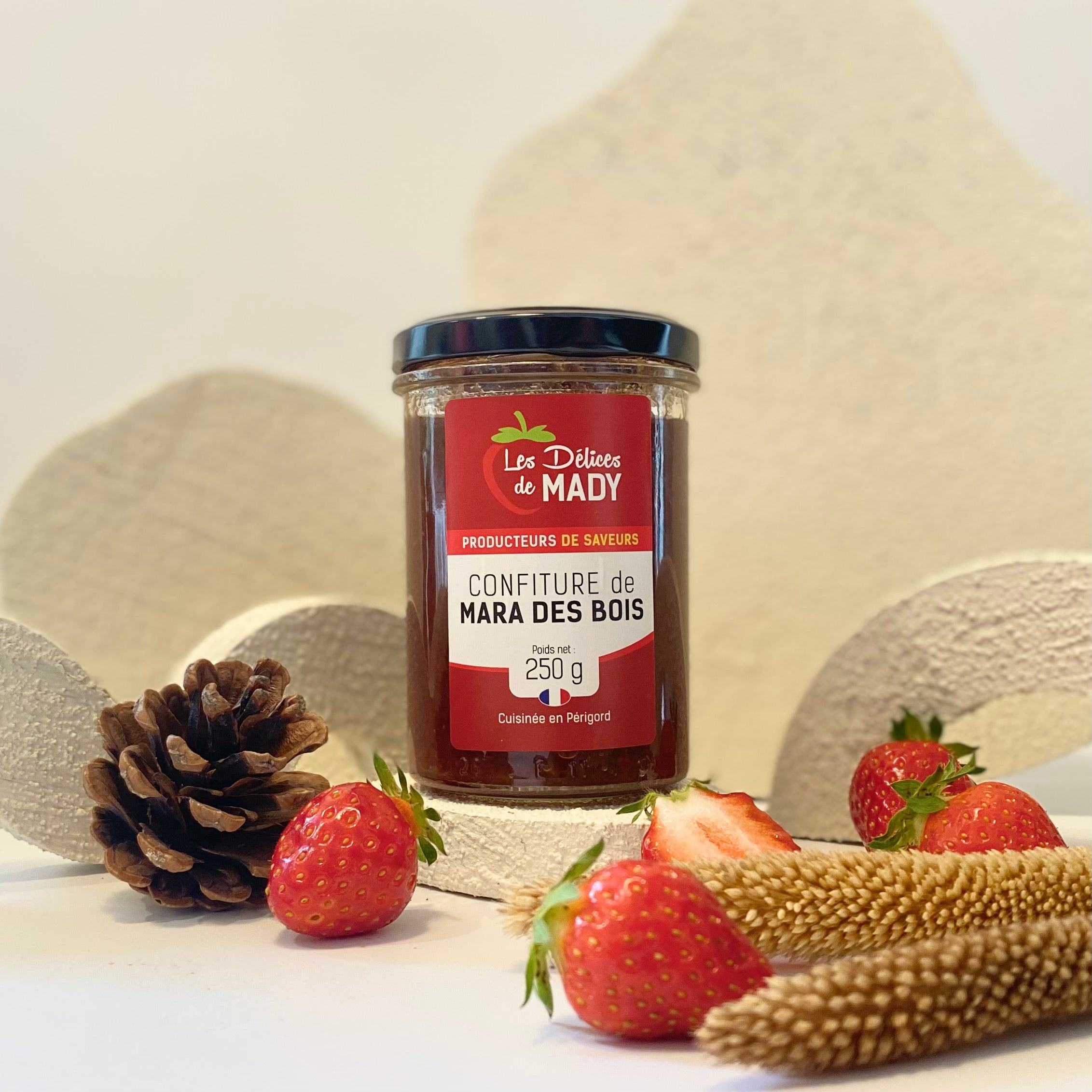 Confiture de Mara des Bois 250 g