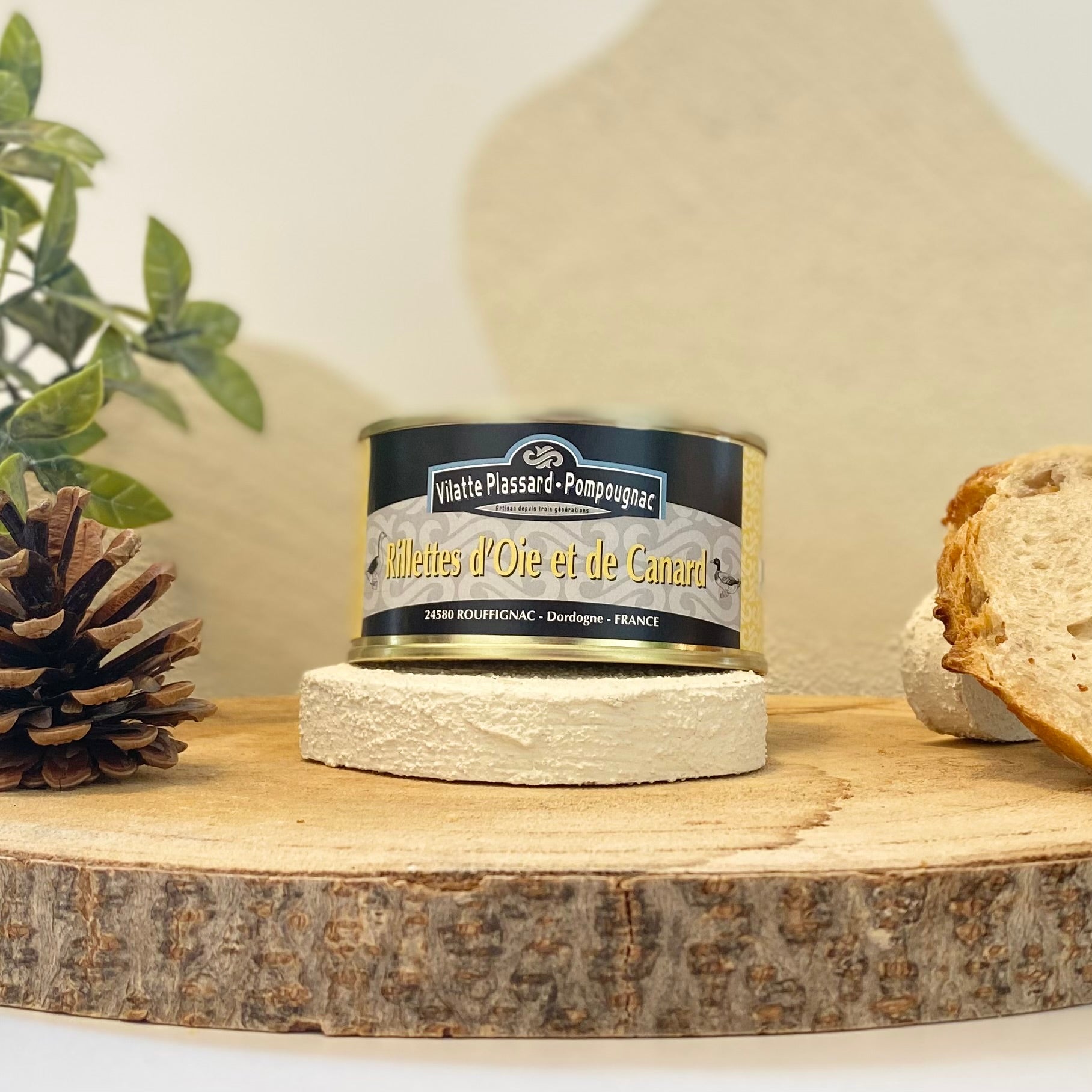 Rillettes d’oie et de canard 200 gr