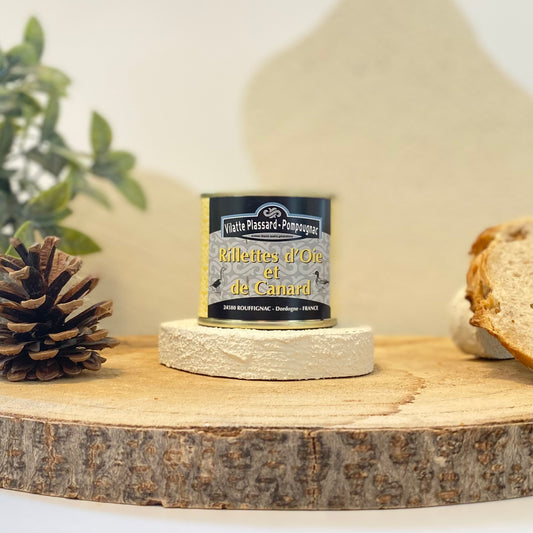 Rillettes d’oie et de canard 100 gr